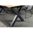 Rozkladací jedálenský stôl 45078 160/200x90cm Divoký dub fólia Rozkladací jedálenský stôl 45078 160/200x90cm Divoký dub fólia