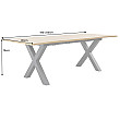 Rozkladací jedálenský stôl 45079 180/220x90cm Divoký dub fólia Rozkladací jedálenský stôl 45079 180/220x90cm Divoký dub fólia