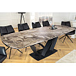 Rozkladací jedálenský stôl 45178 180/220/260 x 90cm Taupe Ceramik