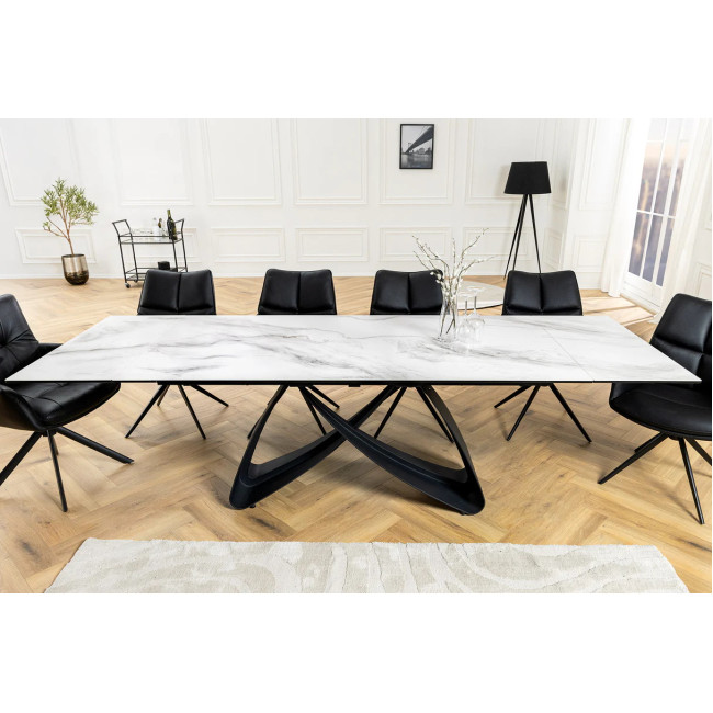 Rozkladací jedálenský stôl Infinity 45180 180/220/260 x 90cm White Ceramik Rozkladací jedálenský stôl Infinity 45180 180/220/260 x 90cm White Ceramik