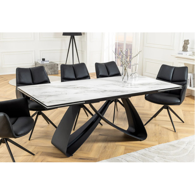 Rozkladací jedálenský stôl Infinity 45180 180/220/260 x 90cm White Ceramik Rozkladací jedálenský stôl Infinity 45180 180/220/260 x 90cm White Ceramik