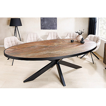 Jedálenský stôl Ovál Stone 45671 240x110cm Kameň