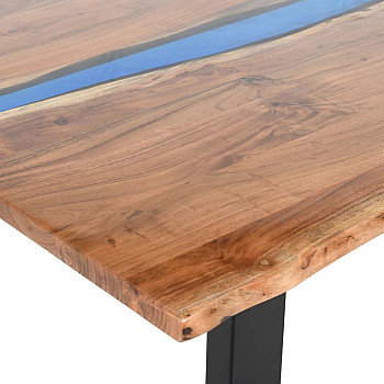Jedálenský stôl Liquid 45831 160x100cm Masív drevo Acacia
