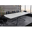 Rozkladací jedálenský stôl Mikado 46495 180/230x90cm Ceramik white marble
