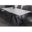 Rozkladací jedálenský stôl Atlas 46497 160/200x90cm Ceramik white marble