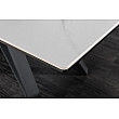 Rozkladací jedálenský stôl Atlas 46497 160/200x90cm Ceramik white marble