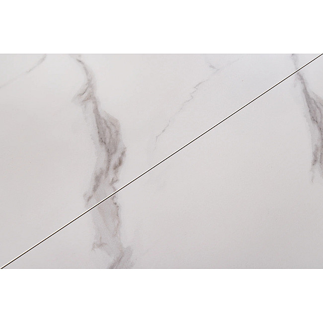 Rozkladací jedálenský stôl 46498 Concord 180/230 x 90cm White marble Look Ceramik