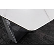 Rozkladací jedálenský stôl 46498 Concord 180/230 x 90cm White marble Look Ceramik