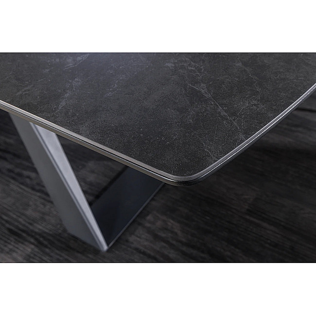 Rozkladací jedálenský stôl 46499 Concord 180/230 x 90cm Graphite Ceramik