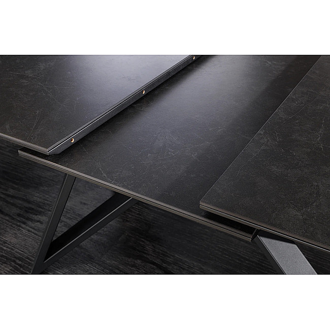 Rozkladací jedálenský stôl Atlas 46500 160/200x90cm Ceramik graphite marble