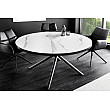 Rozkladací jedálenský stôl Mikado 46503 120/160x90cm Ceramik white marble
