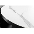 Rozkladací jedálenský stôl Mikado 46503 120/160x90cm Ceramik white marble