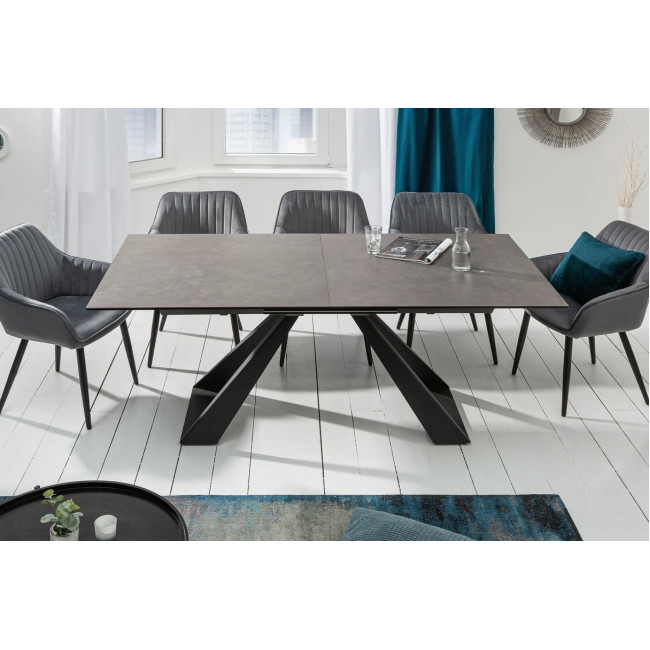 Rozkladací jedálenský stôl 40648 180/230 x 90cm Anthracite Ceramik Rozkladací jedálenský stôl 40648 180/230 x 90cm Anthracite Ceramik