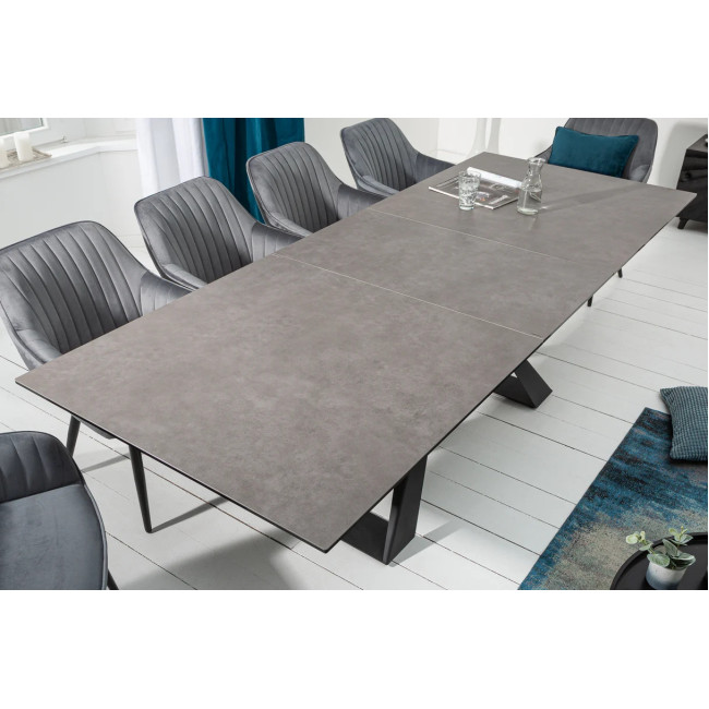 Rozkladací jedálenský stôl 40648 180/230 x 90cm Anthracite Ceramik Rozkladací jedálenský stôl 40648 180/230 x 90cm Anthracite Ceramik