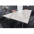 Jedálenský stôl 41088 200 x 100cm Marble Look White Ceramik Jedálenský stôl 41088 200 x 100cm Marble Look White Ceramik