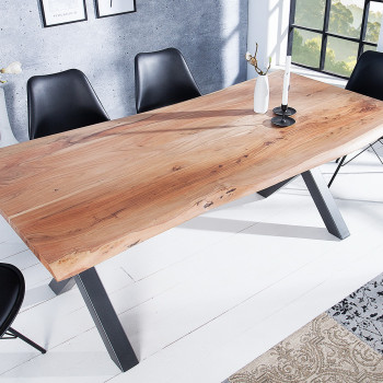 Jedálenský stôl Mammut X 200x100cm drevo Acacia -HONEY