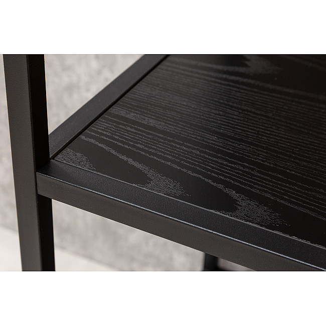 Knižnica/Regál 42025 135cm Slim Line Čierny jaseň Knižnica/Regál 42025 135cm Slim Line Čierny jaseň
