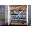 Knižnica/Regál Barracuda 43616 140cm Drevo Teak