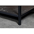 Knižnica/Regál 44322 135cm Slim Line Čierny mramor look Knižnica/Regál 44322 135cm Slim Line Čierny mramor look
