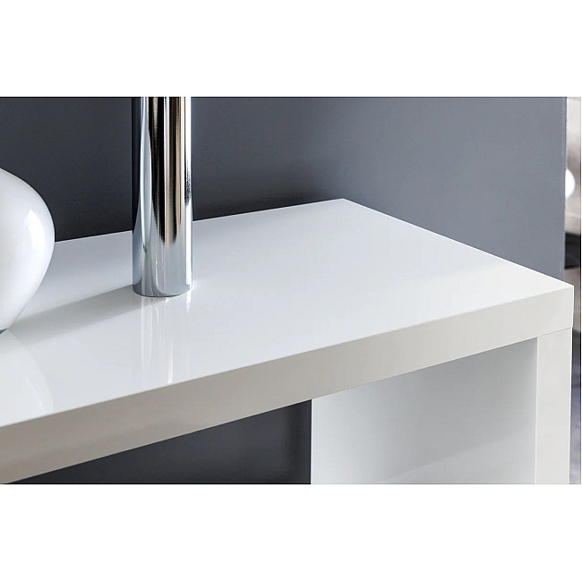 Knižnica/Regál Snake 46400 120cm Biely vysoký lesk