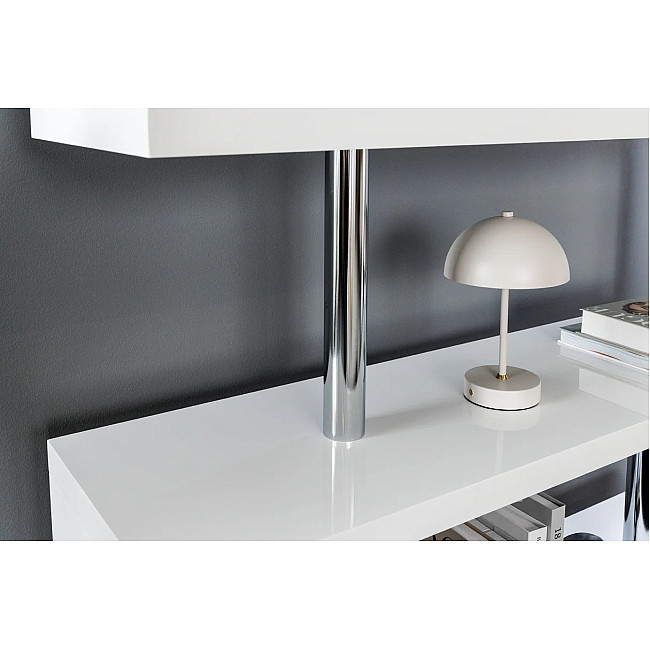 Knižnica/Regál Snake 46400 120cm Biely vysoký lesk