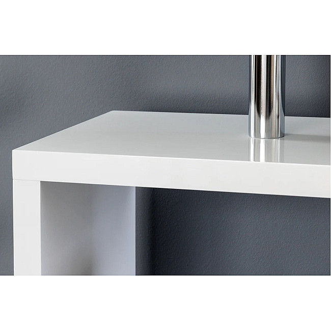 Knižnica/Regál Snake 46400 120cm Biely vysoký lesk