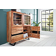 Komoda/Vitrína 38330 120cm Drevo Acacia Komoda/Vitrína 38330 120cm Drevo Acacia