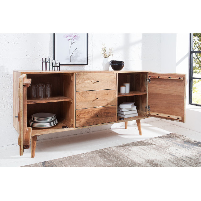 Komoda 38420 145cm Drevo Acacia Retro Komoda 38420 145cm Drevo Acacia Retro