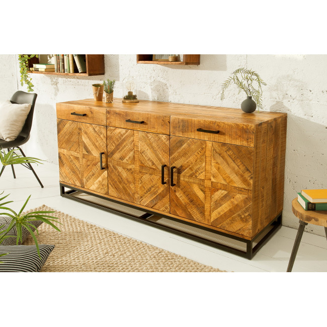 Komoda 39284 160cm Drevo Mango prírodná Komoda 39284 160cm Drevo Mango prírodná
