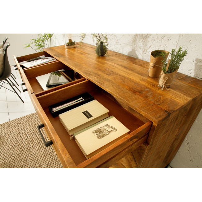 Komoda 39284 160cm Drevo Mango prírodná Komoda 39284 160cm Drevo Mango prírodná