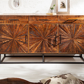 Komoda 40525 160cm Wood Art Drevo Mango Hnedá