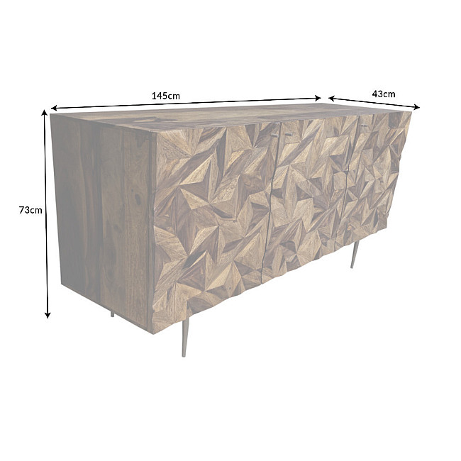 Komoda 43449 Stone 145cm Drevo Palisander Komoda 43449 Stone 145cm Drevo Palisander