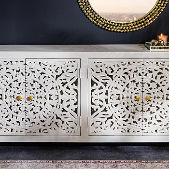 Komoda 43852 Marrakech 170cm Drevo Mango Biele