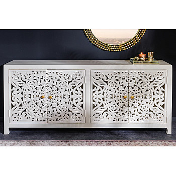 Komoda 43852 Marrakech 170cm Drevo Mango Biele