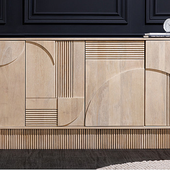 Komoda 44060 170cm Art Deko Drevo Mango