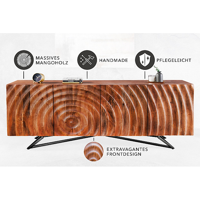 Komoda 44318 177cm Zen Drevo Mango