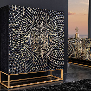 Komoda 44321 100cm Illusion Drevo Mango