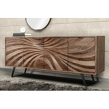 Komoda 44389 Hurricane 175cm Drevo Acacia Hnedá