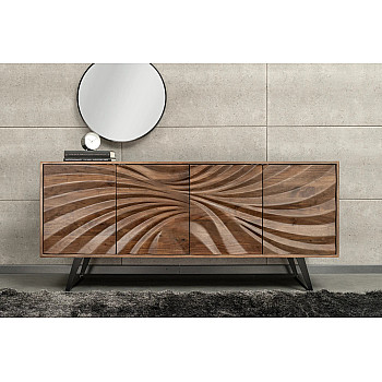 Komoda 44389 Hurricane 175cm Drevo Acacia Hnedá