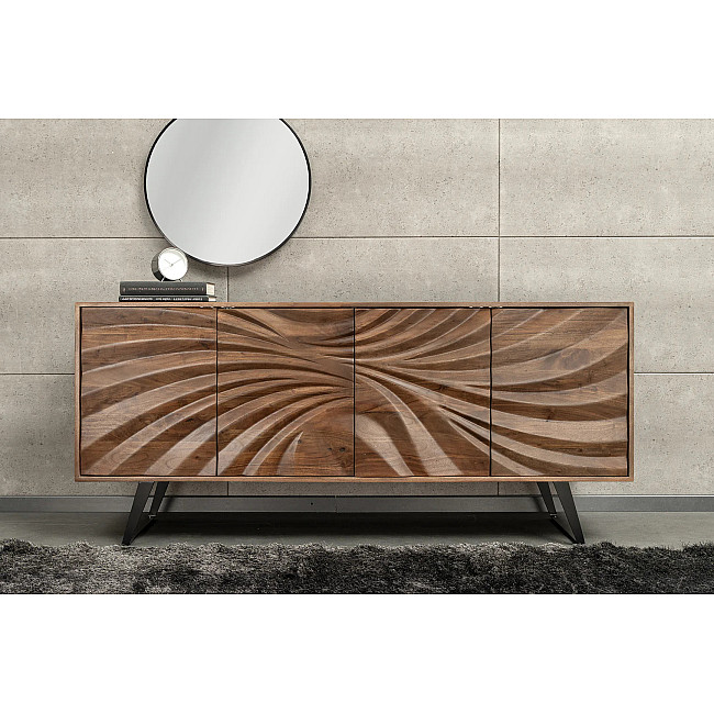 Komoda 44389 Hurricane 175cm Drevo Acacia Hnedá