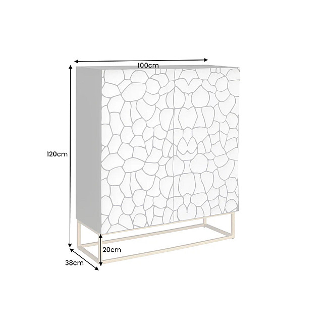 Komoda 44645 Vulcano Drevo Mango
