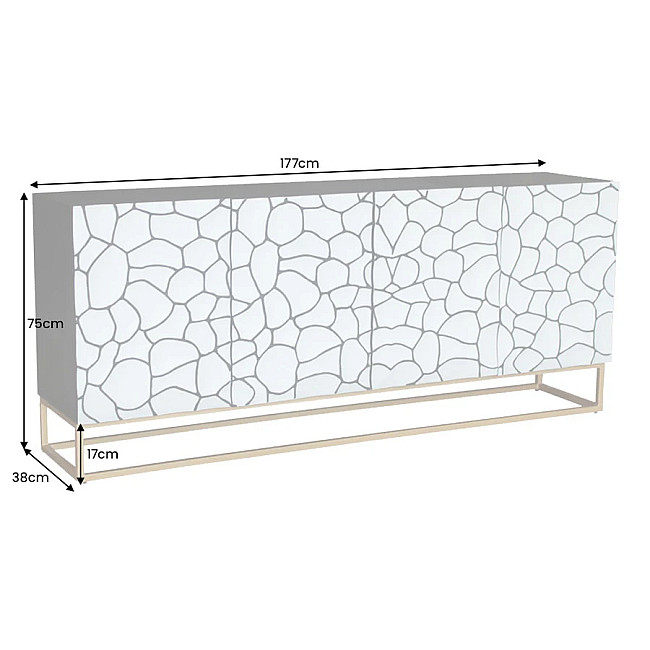 Komoda 44651 Vulcano 177cm Drevo Mango Komoda 44651 Vulcano 177cm Drevo Mango