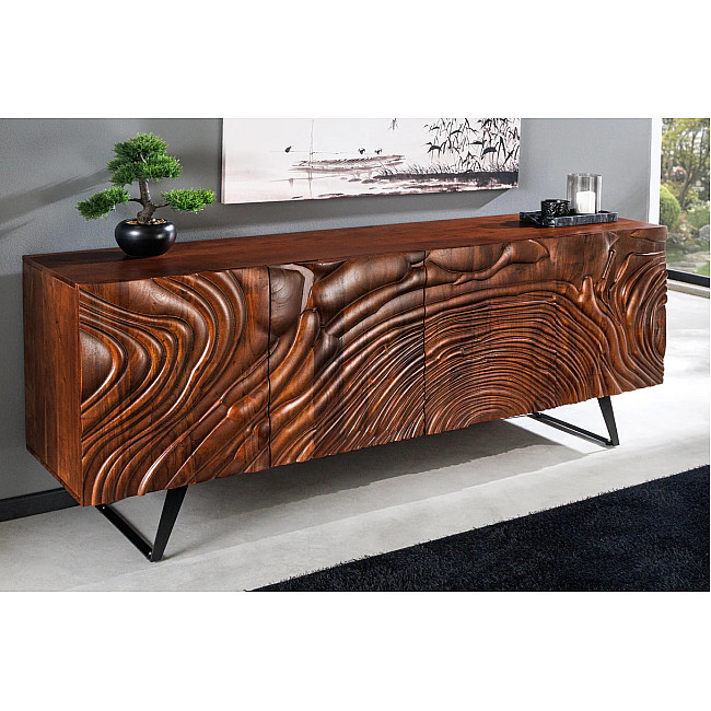 Komoda 45593 Fluid 175cm Drevo Orech Tmavo hnedá Komoda 45593 Fluid 175cm Drevo Orech Tmavo hnedá
