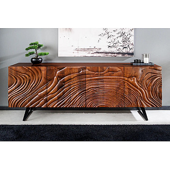 Komoda 45593 Fluid 175cm Drevo Orech Tmavo hnedá Komoda 45593 Fluid 175cm Drevo Orech Tmavo hnedá