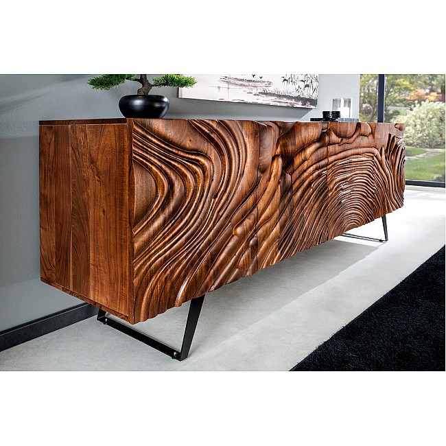 Komoda 45593 Fluid 175cm Drevo Orech Tmavo hnedá Komoda 45593 Fluid 175cm Drevo Orech Tmavo hnedá