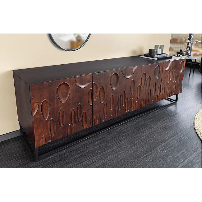 Komoda 45596 Dune 175cm Drevo Orech Tmavo hnedá Komoda 45596 Dune 175cm Drevo Orech Tmavo hnedá