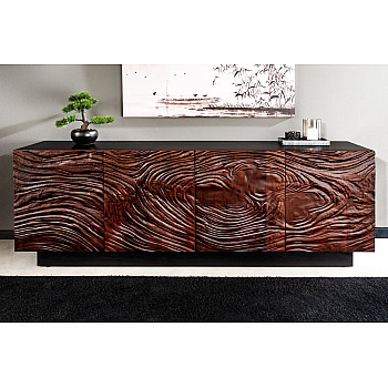 Komoda 45599 Fluid 175cm Drevo Orech Tmavo hnedý Komoda 45599 Fluid 175cm Drevo Orech Tmavo hnedý