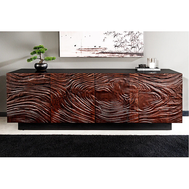 Komoda 45599 Fluid 175cm Drevo Orech Tmavo hnedý Komoda 45599 Fluid 175cm Drevo Orech Tmavo hnedý