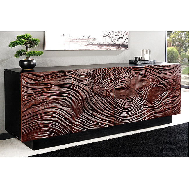 Komoda 45599 Fluid 175cm Drevo Orech Tmavo hnedý Komoda 45599 Fluid 175cm Drevo Orech Tmavo hnedý