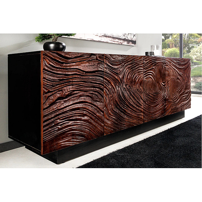 Komoda 45599 Fluid 175cm Drevo Orech Tmavo hnedý Komoda 45599 Fluid 175cm Drevo Orech Tmavo hnedý